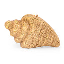 Crystal Seashell Clutch